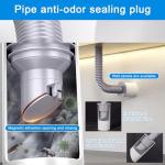 Silicone Drain Hose Seal Plug with Valve 35-40mm