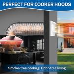 Hon&Guan 100mm Air Vent Cover for Tumble Dryer