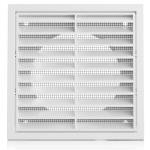 Hon&Guan 4-Inch White Wall Vent Grille with Flyscreen