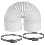 Qualtex 4M Tumble Dryer Vent Hose with Clamps