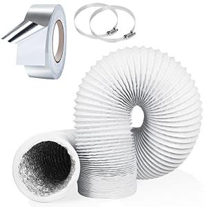 4-Inch Tumble Dryer Vent Hose with Clamps