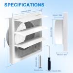 Dengthrive Tumble Dryer Vent Cover with Flyscreen