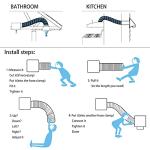 4-Inch Tumble Dryer Vent Hose with Clamps