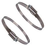 Qualtex 4M Tumble Dryer Vent Hose with Clamps