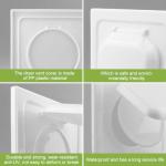 4" Extractor Fan Vent Cover for Tumble Dryers