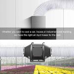 4-Inch Tumble Dryer Vent Hose with Clamps