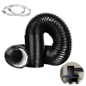 10ft Flexible Tumble Dryer Vent Hose with Clamps