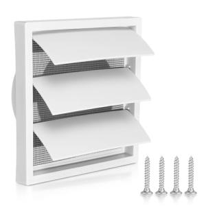 100mm External Air Vent Cover with Flyscreen