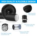 4-Inch Flexible PVC Dryer Vent Hose - 10FT