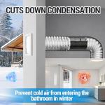 100mm External Air Vent Cover with Flyscreen