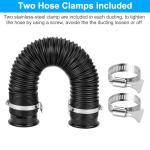 4-Inch Flexible PVC Dryer Vent Hose - 10FT