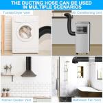 4-Inch Flexible PVC Dryer Vent Hose - 10FT