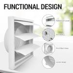 100mm External Air Vent Cover with Flyscreen