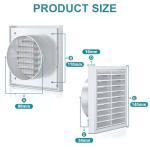 HG Power 100mm Louvred Air Vent Cover