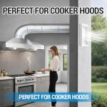 100mm External Air Vent Cover with Flyscreen