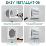 HG Power 100mm Louvred Air Vent Cover