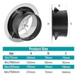 Adjustable 4 Inch Tumble Dryer Vent Cover