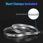 Yrichtra 100mm Insulated Tumble Dryer Vent Hose