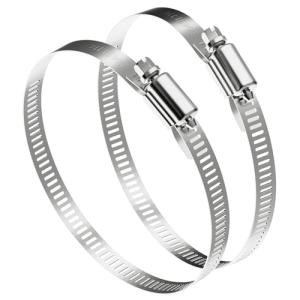 Adair Adjustable Stainless Steel Hose Clips - 2 Pack