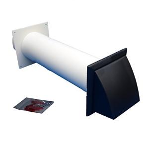 Black Tumble Dryer Vent Kit - 100mm Round