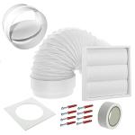 Universal Tumble Dryer Vent Kit with Flap