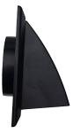 Black Tumble Dryer Vent Kit - 100mm Round