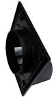 Black Tumble Dryer Vent Kit - 100mm Round