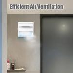 2 Pack 4 Inch Wall Vent Grille with Screen