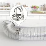 Adair Adjustable Stainless Steel Hose Clips - 2 Pack