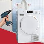 Vent Hose Kit with 3 Adapters for Hotpoint Tumble Dryer