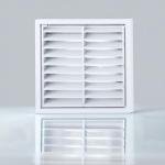 4-Inch White Vent Cover with Flyscreen, 2-Pack
