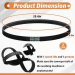 Washer Drive Belt for GE Washing Machines - 2 Pack