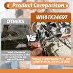 Washer Drive Belt for GE Washing Machines - 2 Pack