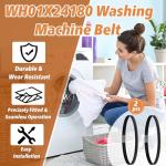 Washer Drive Belt for GE Washing Machines - 2 Pack