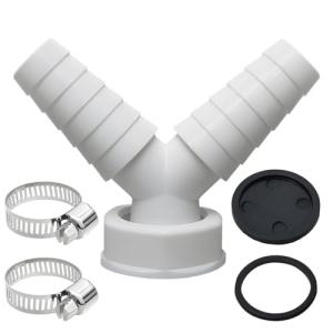 Washing Machine Waste Splitter Y Connector Adapter
