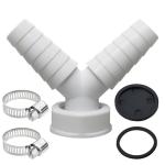 Washing Machine Waste Splitter Y Connector Adapter