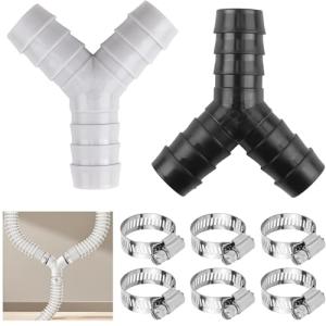 Washing Machine Y Connection Waste Splitter Adapter