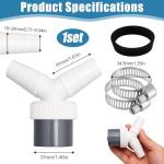 Universal Drain Adaptor for Washer and Dishwasher
