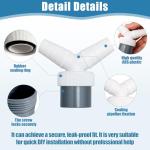 Universal Drain Adaptor for Washer and Dishwasher