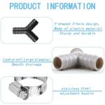 Washing Machine Y Connection Waste Splitter Adapter