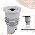 Washing Machine Drain Hose Connector and Seal Plug