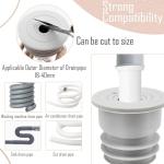 Washing Machine Drain Hose Connector and Seal Plug