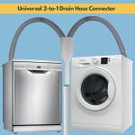 Universal 2-in-1 Drain Hose Connector for Appliances