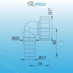 DL-pro Hose Connection for Washing Machine & Dryer