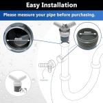 Washing Machine Drain Adapter with Hose Clamps