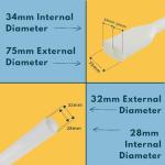 Universal 2-in-1 Drain Hose Connector for Appliances