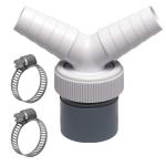 2 Way Drain Adapter for Washing Machines & Dishwashers