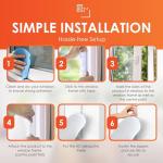 Universal Air Con Window Seal Kit for Tumble Dryers