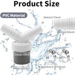 Double Connection Drain Adaptor for Washing Machines