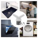 Double Connection Drain Adaptor for Washing Machines
